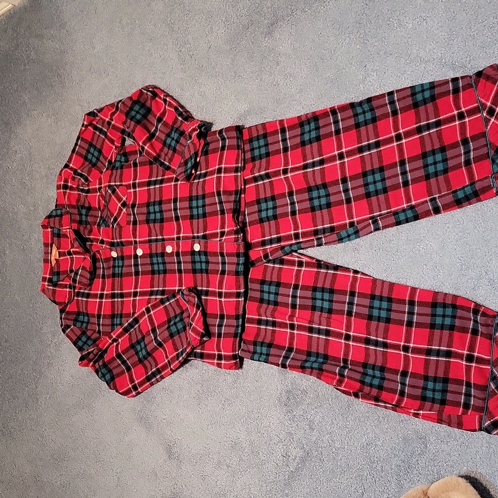 Christmas plaid pj's